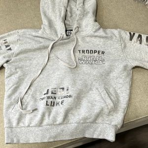 Star Wars Cropped Sweatshirt Juniors Sm NWOT